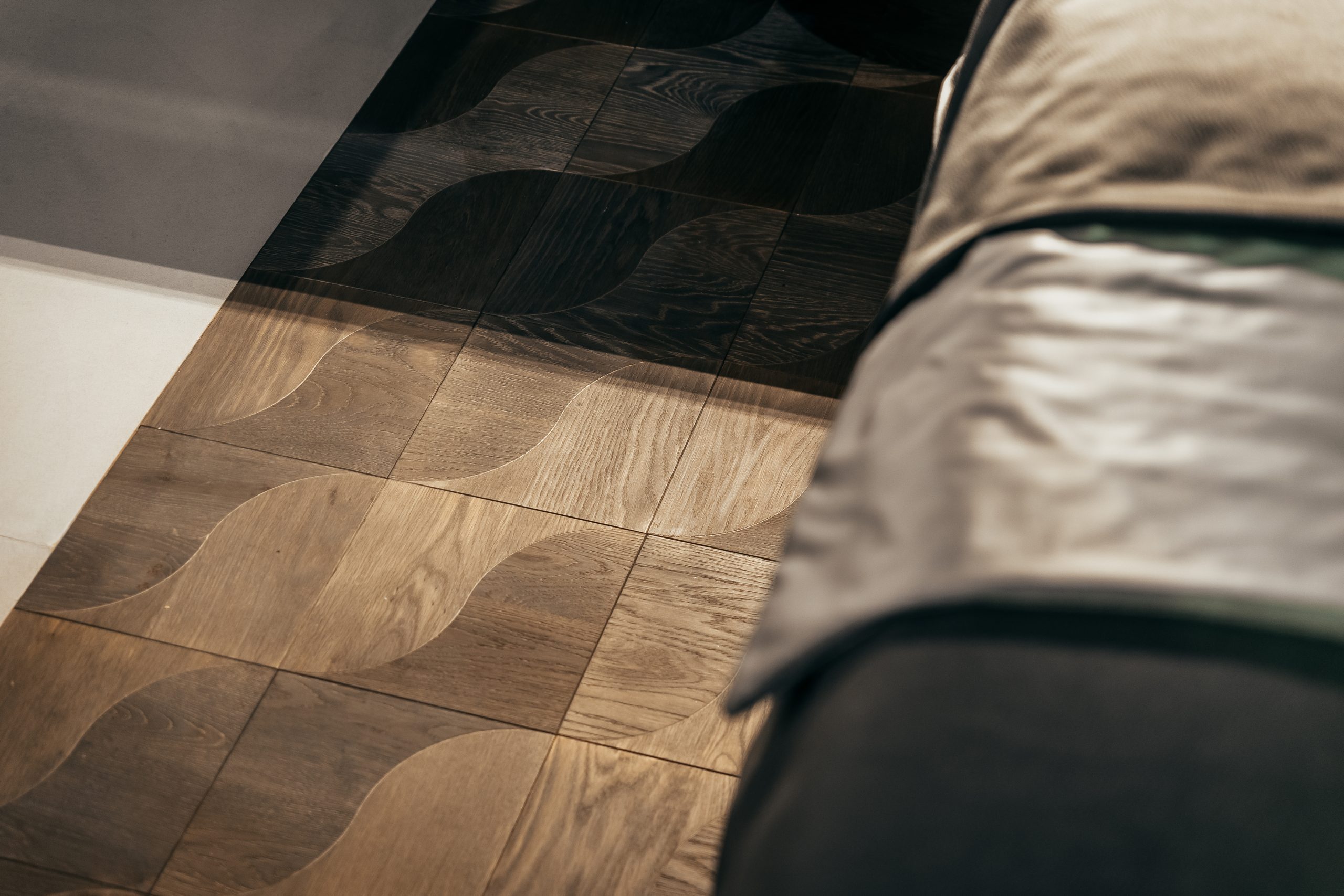 Design vloer, designvoer, houten vloer, hardhouten vloer, parket, patroon vloer, Bob Manders, Thomas de Gier, De Paal Parket
