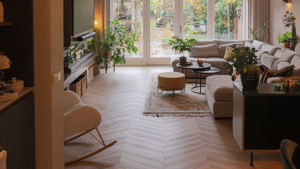 Karakteristieke jaren 40-woning - PVC Vloeren - Hongaarse Punt vloer - De Paal Parket