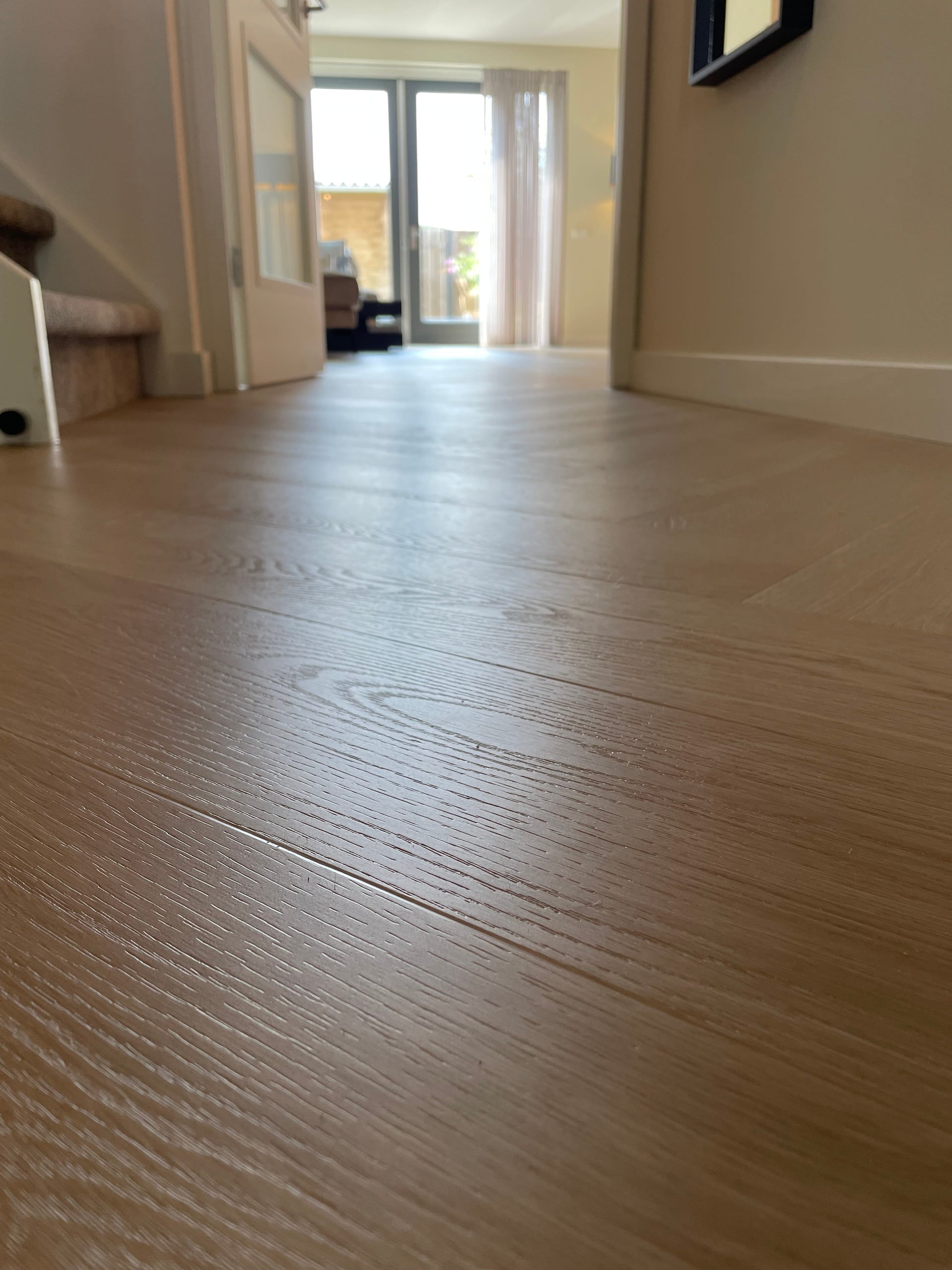PVC vloer houtlook, pvc houtlook vloer, pvc vloeren, pvc houtlook, pvc of houten vloer, De Paal Parket