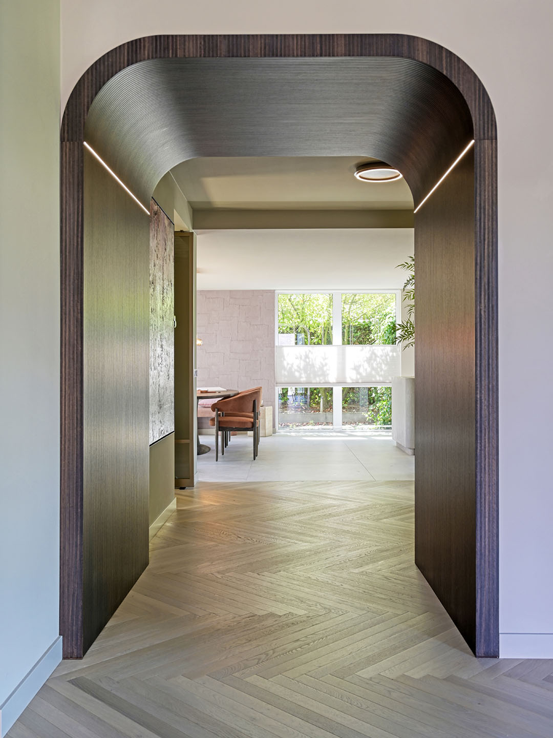 Smalle visgraat - Houten Design Vloer - De Paal