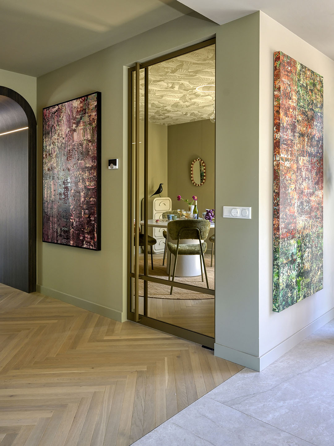 Smalle visgraat - Houten Design Vloer - De Paal