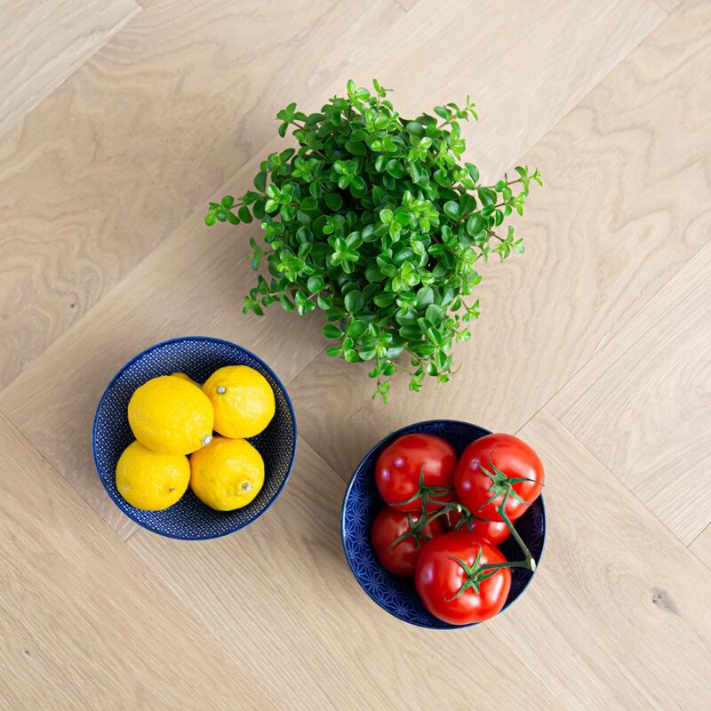 Visgraatvloer Inspiratie, lichte houten vloer, De Paal Parket