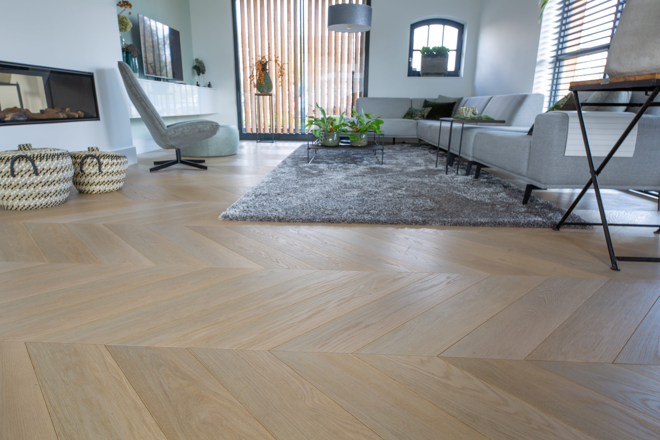 Weense punt vloer, Hongaarse punt vloer, houten vloer, visgraat vloer, PVC-vloer, designvloeren, De Paal Parket